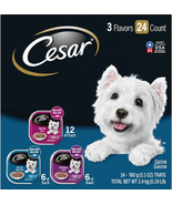 Cesar 10224547 Small Breed Adult Wet Dog Food, Beef Filets, 24-Pk (3.5 o... - $1,074.97 MXN