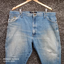 Vintage Wrangler George Straight Jeans Mens 42x30 Blue Cowboy Straight Leg - £18.10 GBP