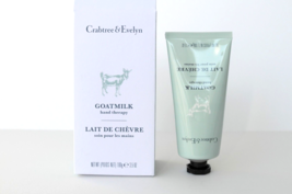 Crabtree and Evelyn GOATMILK Hand Therapy Cream 3.5 oz Tube NIB - £17.30 GBP