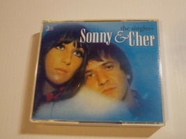 Sonny &amp; Cher - Singles Plus - Cd 2 Disc Set Rare - £22.81 GBP