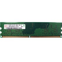 Hymp164u64cp6-Y5 Hynix 512Mb Ddr2 667Mhz Pc2-5300 240-Pin Non-Ecc Unb - $12.23