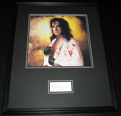 Primary image for Alice Cooper Signed Framed 16x20 Photo Display JSA