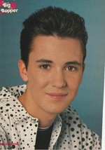 Wil Wheaton teen magazine magazine pinup clipping Danny Wood Big Bopper close up - £5.57 GBP