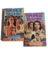 Savage Destiny Saga Paperback Lot 2 Bittner Native American Historical R... - $40.30