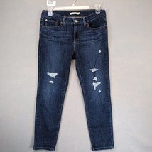 Levi&#39;s Boyfriend Ankle Jeans, Women&#39;s 30 Distressed, Stretch Denim Taper... - $20.00