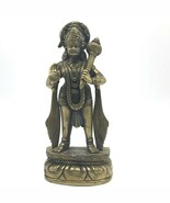 Handcrafted Brass India God Hanuman Hanumanji Murti Statue 8&quot; - Monkey God - $1,755.56 MXN