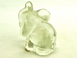 Frosted Glass Elephant Paperweight, Goebel Dumbo Disney Souvenir, Germany ELP-07 - $29.35