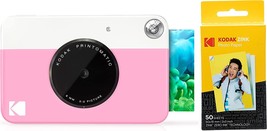 Zink Kodak PRINTOMATIC Digital Instant Print Camera (Pink) with Kodak 2ʺx3ʺ - £88.19 GBP
