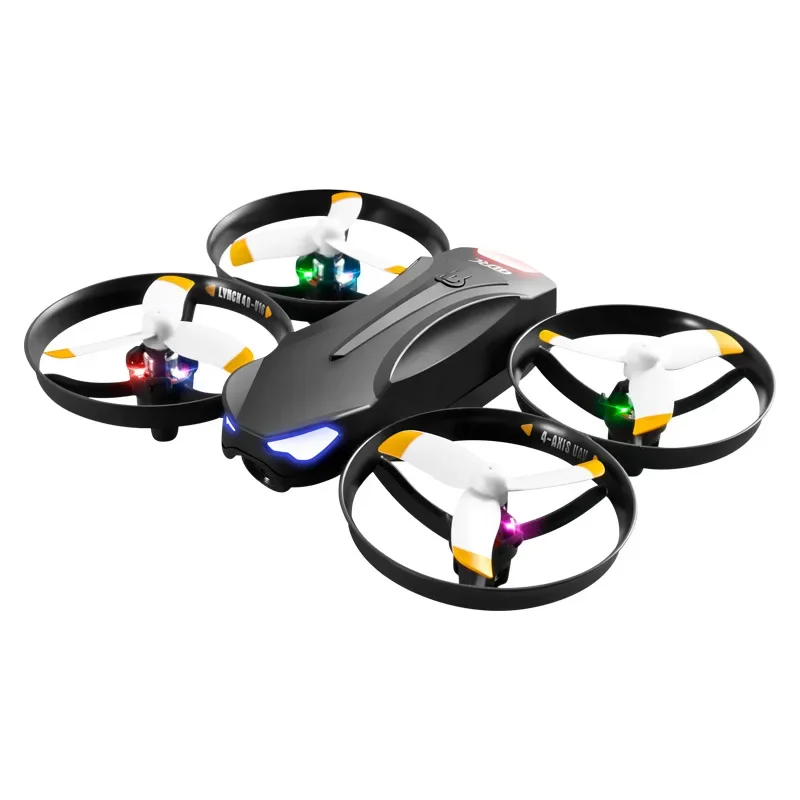 RC Mini FPV Drone 4K V16 Colorful LED Helicopters 360° Full Containment - £31.10 GBP+