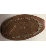 Santa Cruz California Pressed Penny Elongated Souvenir PP5 - £3.10 GBP