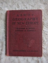 A Brief Geography Of New Europe Harmon Nicer Edward Farrell HC Vtg 1921 Eldredge - £35.73 GBP