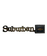 1975-88 Suburban Tailgate Emblem Chevy GMC OEM Rear Metal Emblem 1401661... - €43,39 EUR