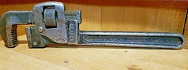 Trimo 10&quot; Adjustable Nut Pipe Wrench Mfg Co Roxbury Mass Made In The Usa Vintage - £35.68 GBP