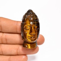 Natürliches Tigerauge Buddha Gesichtsform geschnitzter loser Edelstein 151 kt... - £22.48 GBP