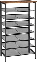 Hoobro 8-Tier Shoe Rack, Large Capacity Shoe Shelf, Stable And, Sturdy Bf18Xj01. - £82.30 GBP