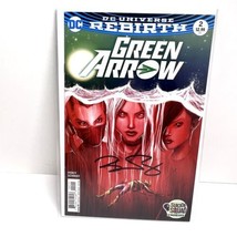 Green Arrow #2 DC Rebirth 2016 Benjamin Percy Autographed W/ COA Ferreyr... - $12.19