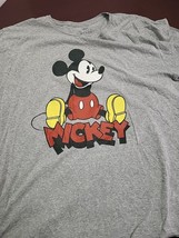 Disney Mickey Mouse Classic T-Shirt for Adults – Dark Gray, Size XL - $13.98