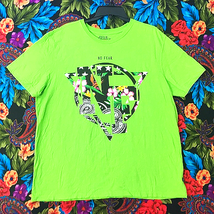 Mens No Fear Shirt Mens Size 2XL Top Geeen Xxl Paisley Floral Graphic Tee Shirt - $28.99