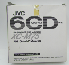 JVC XC-M75 6 CD Compact Disc Cartridge Magazine No Labels Excellent - $178.17 MXN