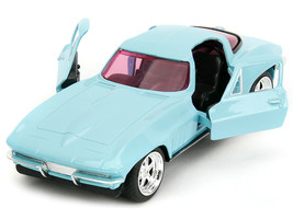 1966 Chevrolet Corvette Light Blue with Pink Tinted Windows &quot;Pink Slips&quot;... - £18.89 GBP