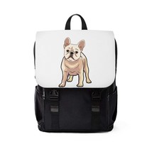 French Bulldog Unisex Casual Shoulder Backpack - £46.44 GBP