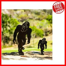 Set of 2 Durable Bigfoot Garden Stakes - Charming Outdoor Decor for All ... - $40.73