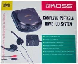 Vtg 90s Koss CDP200 Portable Cd Player Bass Boost Lcd 1995 Complete In Box Cib ! - $79.19