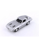 1963 Chevrolet Corvette 1/24 Scale Diecast Metal Model - SILVER - $29.69