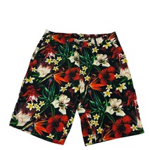Paisley &amp; Gray Slim Fit Floral Hawaiian Shorts W28 Cotton Blend Multicolor - $27.77
