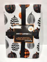 Halloween Wyatt Home Orange  Pumpkins Cloth Fabric Tablecloth 52&quot; x 70&quot; - $29.69
