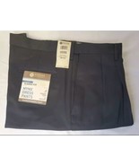 Haggar Men&#39;s Mynx Gabardine Pleat-Front Dress Pant Black Size 40X30 - $562.24 MXN