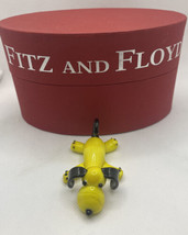 Fitz anf Floyd Quincy Glass Dog Figure Figurine - £17.83 GBP