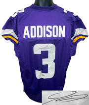 Jordan Addison signed Minnesota Purple Custom Stitched Pro Style Football Jersey - £105.68 GBP