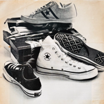 1970 Converse All-Stars Advertisement Vintage Fashion Sneakers Clothing ... - $463.85 MXN