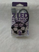 Reading Magnifier Light LED Lamp Flex Metal Neck Lightwedge Soccer Theme  - $8.90