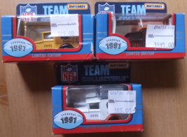 91 Matchbox NFL Cars Set of 3 - £15.71 GBP