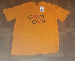 Shirts, Unisex  GaimOVR Word SHIRT Orange size 1 X, New With Tags - £27.94 GBP