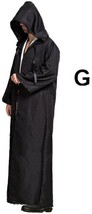 Unisex Adult Hooded Robe Black - £19.54 GBP