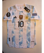 Lionel Messi Argentina 2022 Finalissima Match Slim Home Soccer Jersey 20... - $150.86 CAD