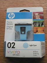 HP 02 Genuine OEM Light Cyan Ink Cartridge C8774WN - New in Box (May 2009) - $6.88