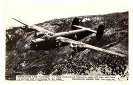 Consolidated B 24D Liberator by WJ Gray Airplane Postcard - £7.77 GBP