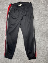 Mens Gucci Band Sweatpants XL Black Red White Side Striped Pull On Elastic Waist - £303.63 GBP