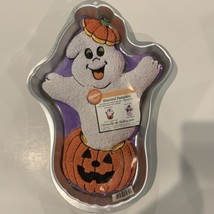 Wilton Cake Pan Haunted Ghost Pumpkin 2105-3070 Halloween Ghost Baseball Insert  - £10.88 GBP
