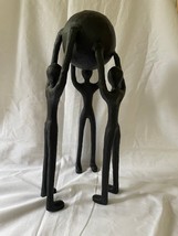 Design  sculpture , “Figure Person Circle Ball”. - 15  inch  Aluminium - $159.00