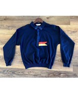 Vintage  1980s GUCCI Pullover Sweatshirt Navy, Made In ITALY Size: Mediu... - £171.26 GBP