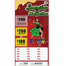 NEW pull tickets Senoritas &amp; Margaritas - Seal Cards, Holder Tabs - $79.99
