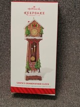 2014 Santa&#39;s Grandfather Clock Hallmark KOC Member Exclusive Christmas Ornament - £5.25 GBP