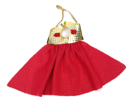 Vintage She-Ra POP Bow Red Cape Princess of Power Clothing Accessory Replacement - £14.14 GBP