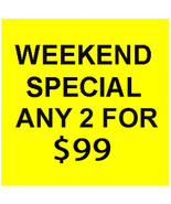 FRI-SUN SPECIAL FLASH SALE! PICK ANY 2 FOR $99 BEST OFFERS DISCOUNT - £47.59 GBP