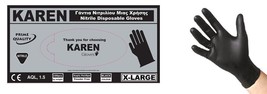 Disposable Latex, Black Nitrile or Blue Vinyl Gloves Powder Free - 100 Boxed - £22.29 GBP+